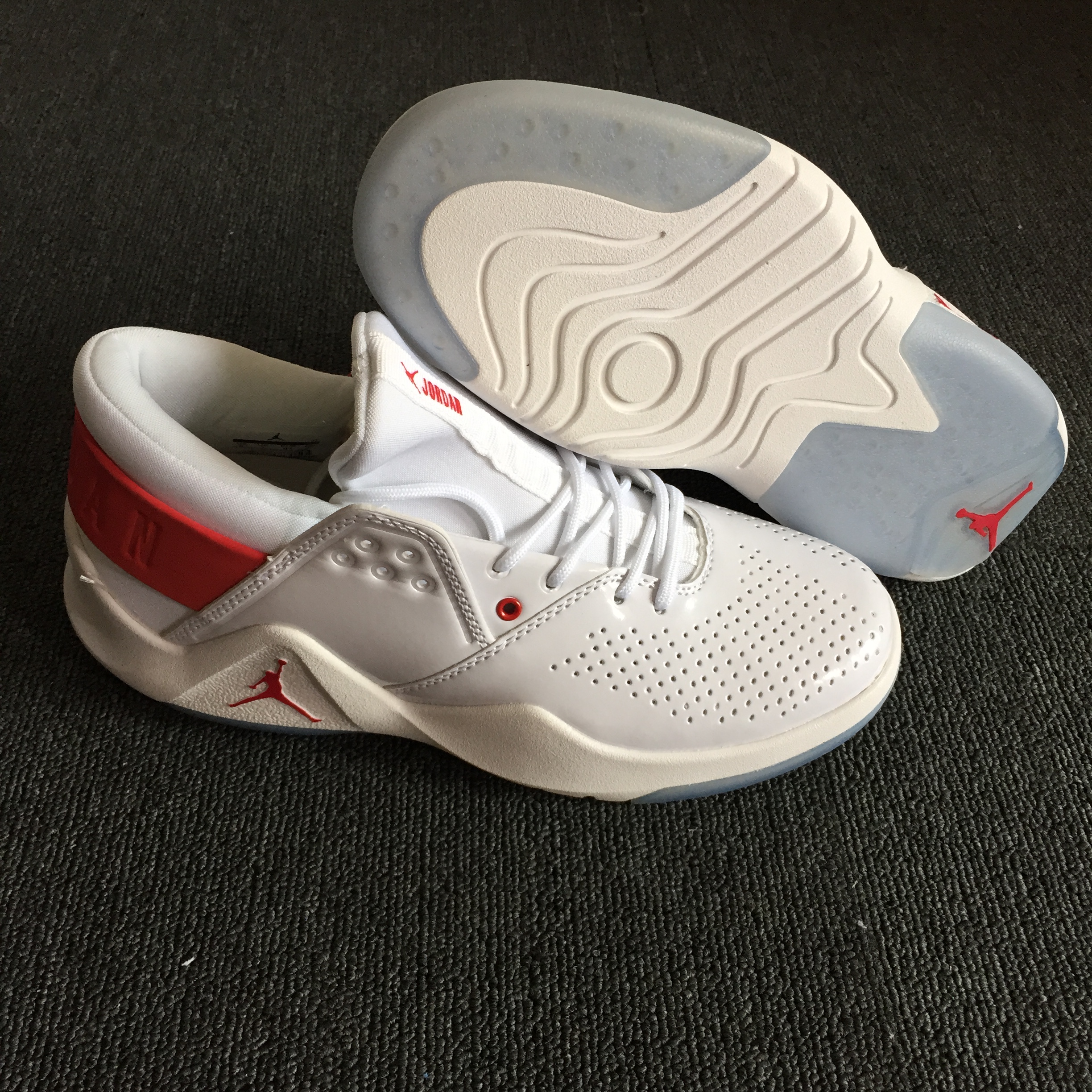 Air Jordan Flight Fresh White Red - Click Image to Close